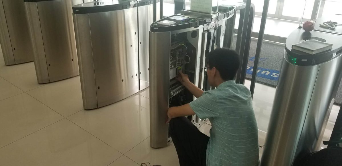天津工厂闸机巡检:安全功能测试